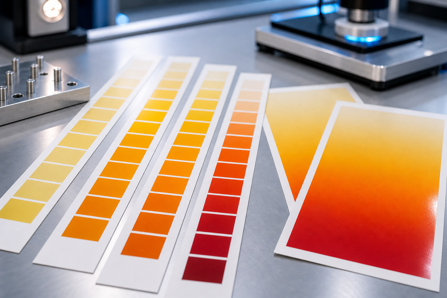 Thermoscale 색상 샘플